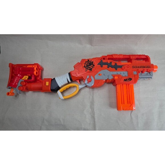 Nerf Zombie Strike Survival System Scravenger Blaster – Accessories Included - Picture 2 of 13
